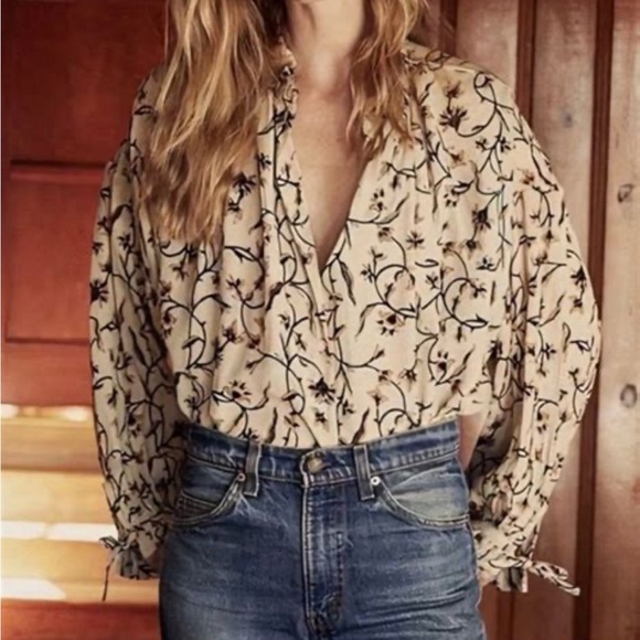 DÔEN Baltic Blouse/Top Size Small - Picture 3 of 8